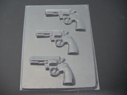 1106 Gun Revolver Chocolate Candy Mold